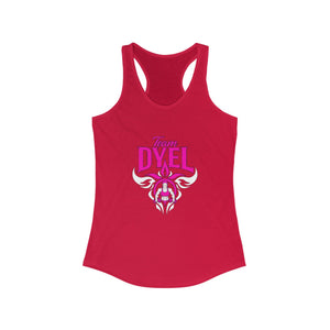 team DYEL pink tank top