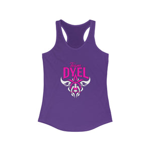 team DYEL pink tank top