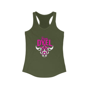 team DYEL pink tank top
