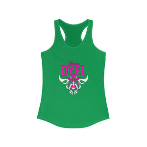 team DYEL pink tank top