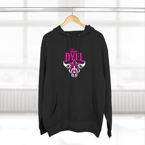 Team DYEL pink hoodie