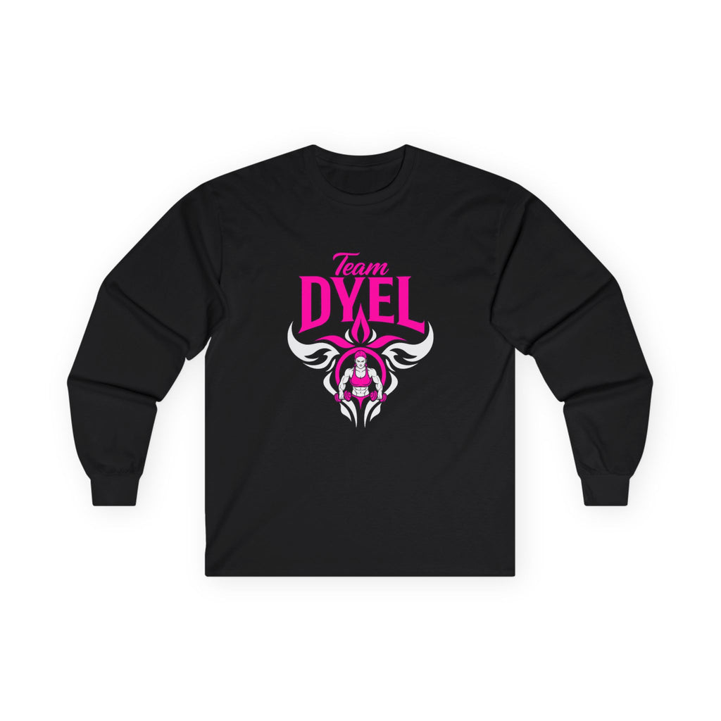 Team DYEL pink long Sleeve Tee