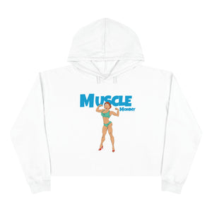 muscle mommy Crop Hoodie