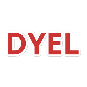 DYEL stickers